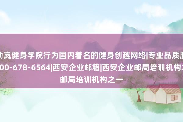 动岚健身学院行为国内着名的健身创越网络|专业品质服务400-678-6564|西安企业邮箱|西安企业邮局培训机构之一